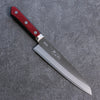 Seisuke Blue Super Migaki Finished Gyuto 180mm Red and Black Pakka wood Handle - Seisuke Knife - Slide 1