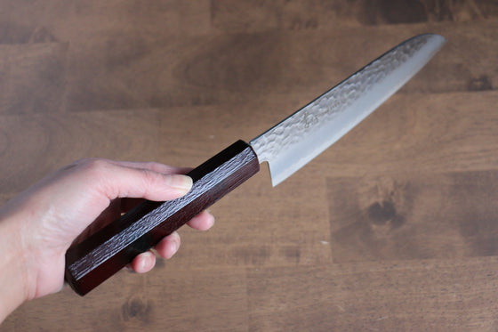 Sakai Takayuki Nanairo VG10 33 Layer Santoku 180mm ABS resin(Red tortoiseshell) Handle - Seisuke Knife