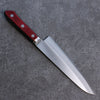 Seisuke Blue Super Migaki Finished Gyuto 180mm Red and Black Pakka wood Handle - Seisuke Knife - Slide 2