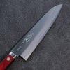 Seisuke Blue Super Migaki Finished Gyuto 180mm Red and Black Pakka wood Handle - Seisuke Knife - Slide 3