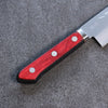 Seisuke Blue Super Migaki Finished Gyuto 180mm Red and Black Pakka wood Handle - Seisuke Knife - Slide 4