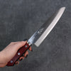 Seisuke Blue Super Migaki Finished Gyuto 180mm Red and Black Pakka wood Handle - Seisuke Knife - Slide 6