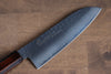 Sakai Takayuki Nanairo VG10 33 Layer Santoku 180mm ABS resin(Retro wood grain) Handle - Seisuke Knife - Slide 3