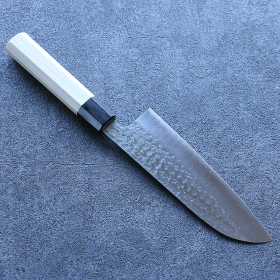Yu Kurosaki Senko SG2 Hammered Santoku 165mm Magnolia Handle - Seisuke Knife
