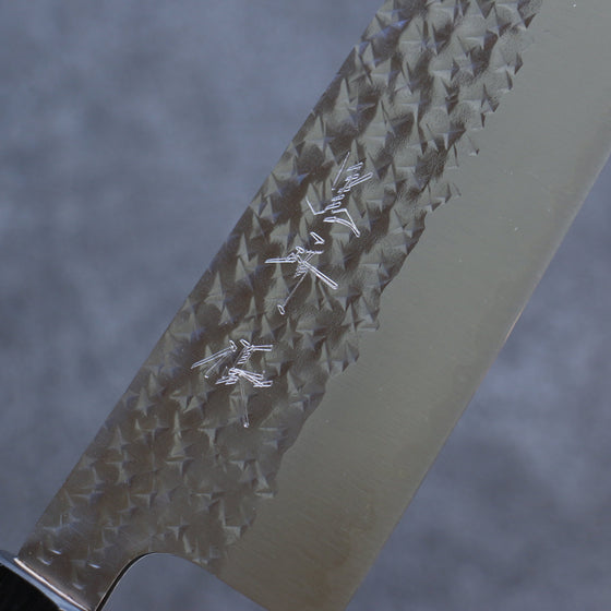 Yu Kurosaki Senko SG2 Hammered Santoku 165mm Magnolia Handle - Seisuke Knife