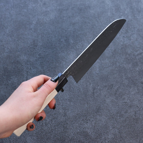 Yu Kurosaki Senko SG2 Hammered Santoku 165mm Magnolia Handle - Seisuke Knife