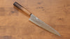 Kajin Cobalt Special Steel Damascus Gyuto 240mm Mehakkaku Burnt Oak Handle - Seisuke Knife