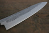 Seisuke Blue Steel No.2 Nashiji Gyuto 210mm Chestnut Handle - Seisuke Knife