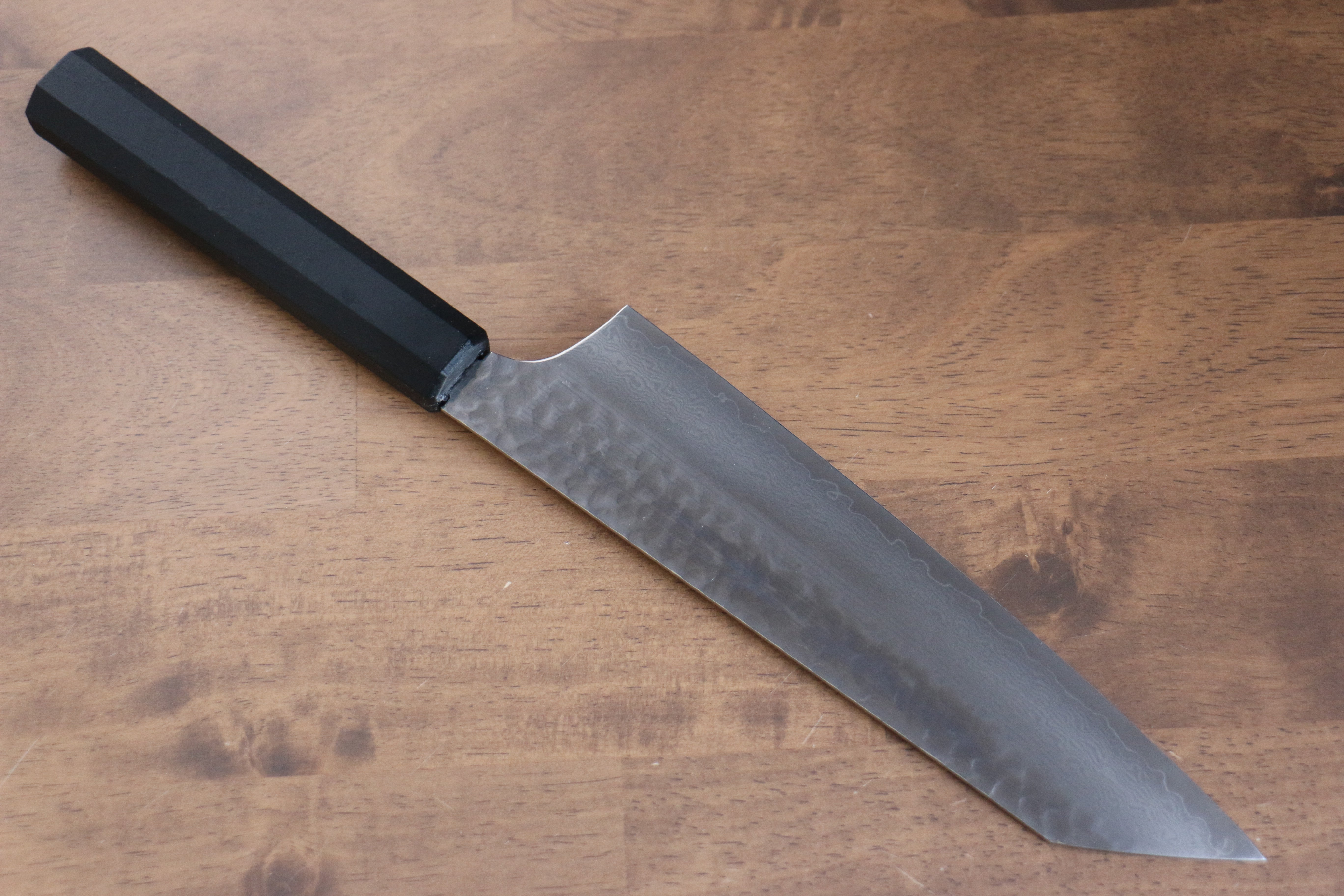 Sakai Takayuki Nanairo VG10 33 Layer Kengata Gyuto 190mm Black Lacquered ABS Resin Handle - Seisuke Knife