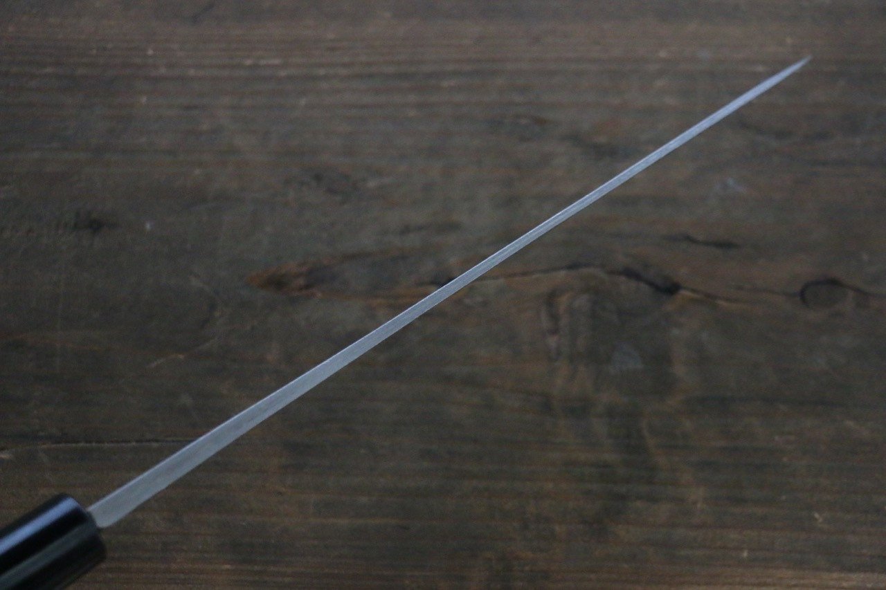 Seisuke Blue Steel No.2 Nashiji Gyuto 210mm Chestnut Handle - Seisuke Knife