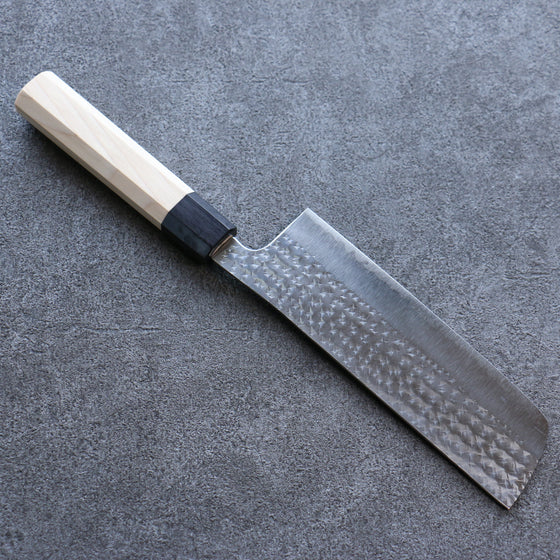 Yu Kurosaki Senko Ei SG2 Hammered Nakiri 165mm Magnolia Handle - Seisuke Knife