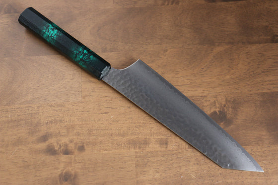 Sakai Takayuki Nanairo VG10 33 Layer Kengata Gyuto 190mm ABS resin(Green tortoiseshell) Handle - Seisuke Knife