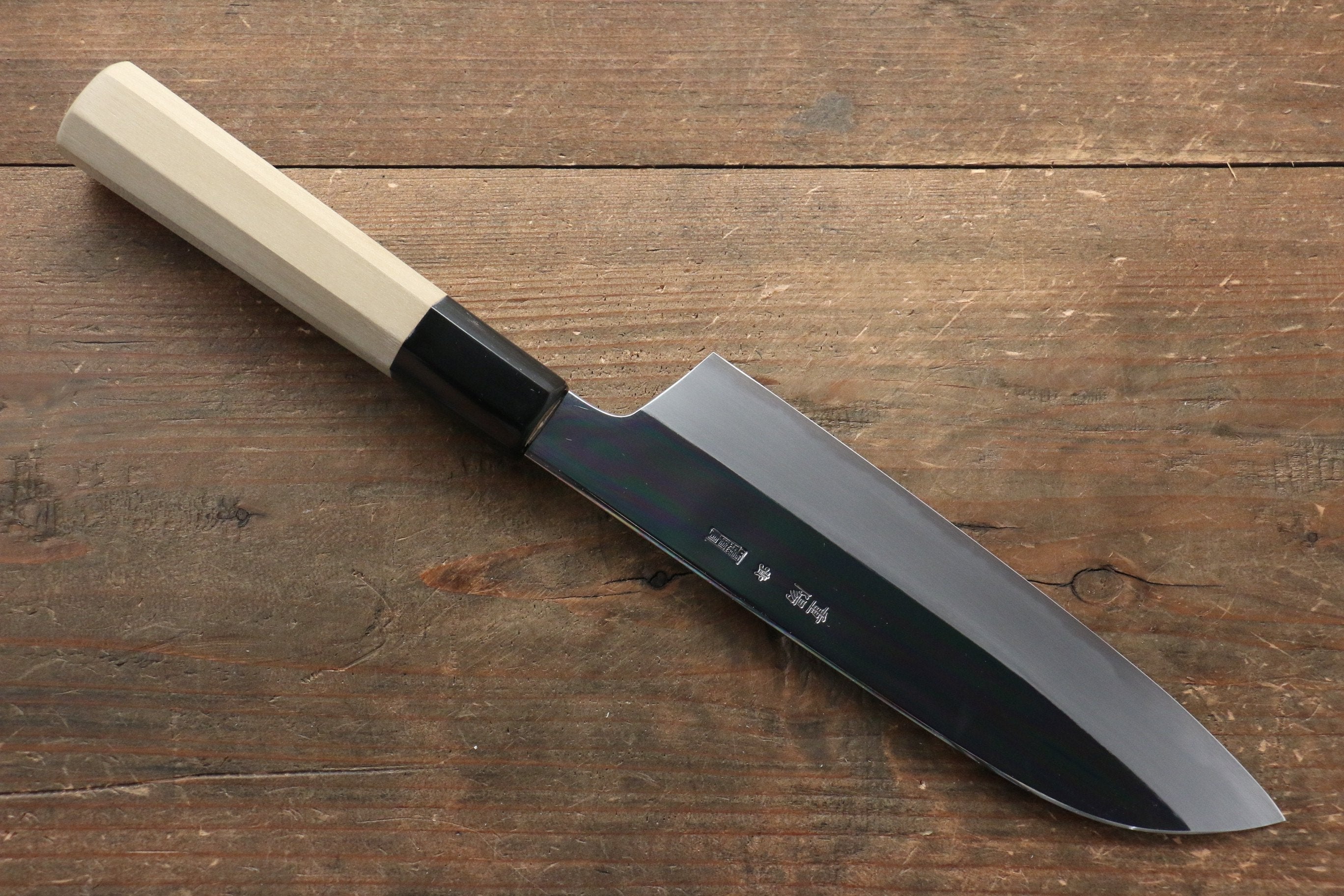 Choyo Blue Steel No.1 Mirrored Finish Santoku 180mm - Seisuke Knife
