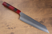  Sakai Takayuki Nanairo VG10 33 Layer Kengata Gyuto 190mm ABS resin(Red tortoiseshell) Handle - Seisuke Knife