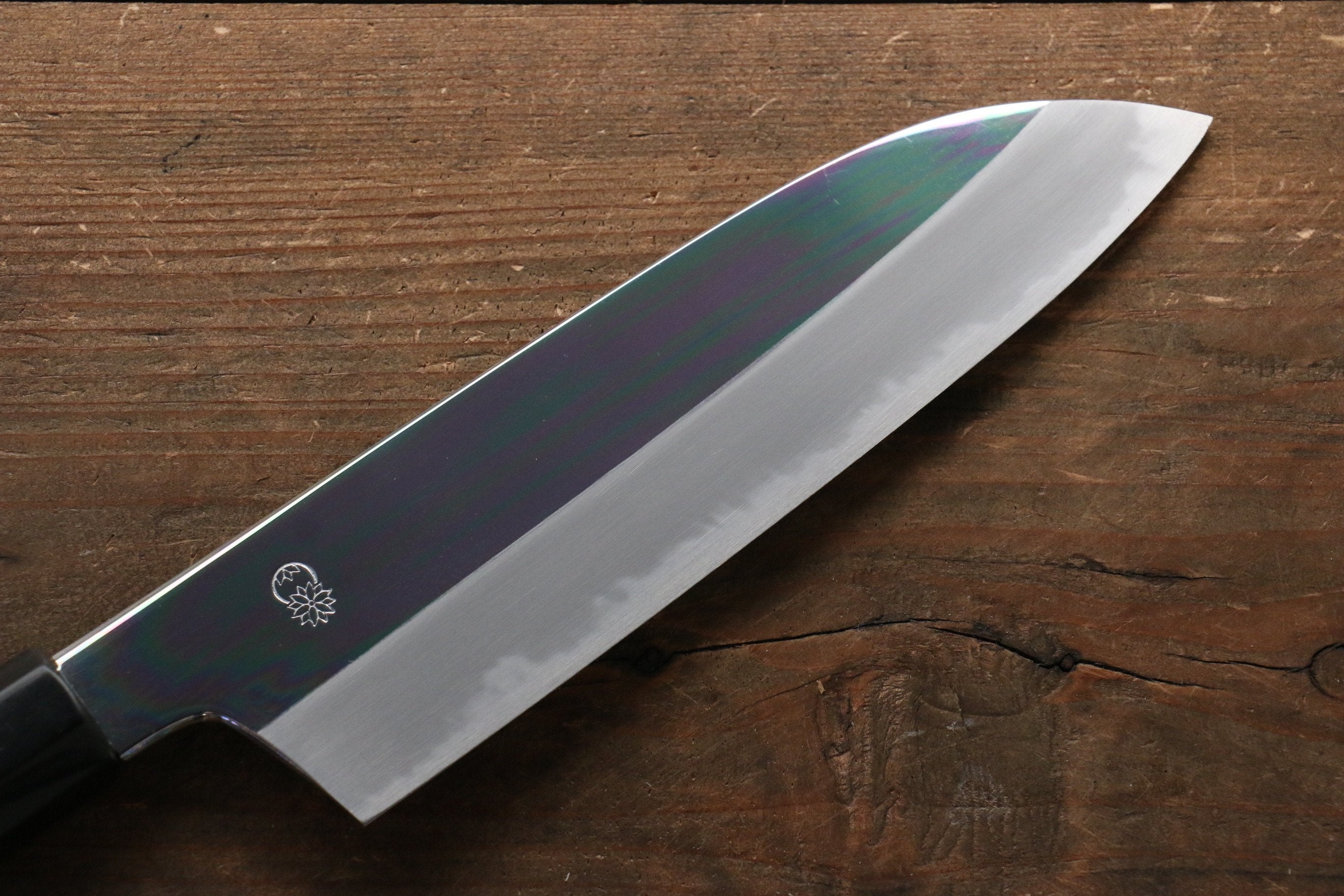 Choyo Blue Steel No.1 Mirrored Finish Santoku 180mm - Seisuke Knife