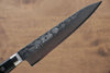 Takamura Knives VG10 Hammered Petty-Utility 130mm with Black Pakkawood Handle - Seisuke Knife