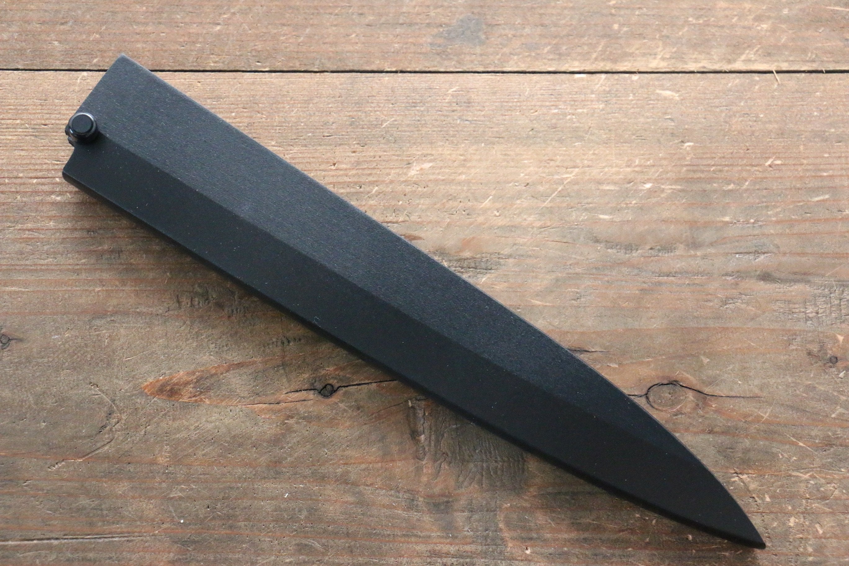Black Saya Sheath for Yanagiba Knife with Plywood Pin 210mm - Seisuke Knife