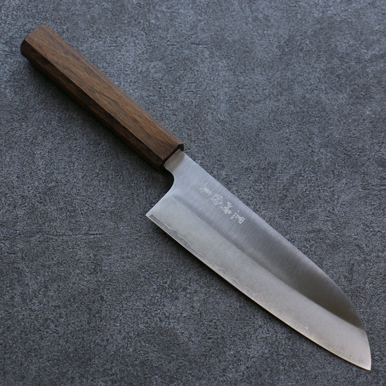 Makoto Kurosaki VG-XEOS Migaki Finished Santoku 165mm Live oak Lacquered Handle - Seisuke Knife