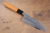 Sakai Takayuki Hakugin INOX Mirrored Finish Deba 150mm with Yew Handle - Seisuke Knife - Slide 1