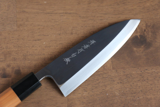 Sakai Takayuki Hakugin INOX Mirrored Finish Deba 150mm with Yew Handle - Seisuke Knife