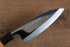 Sakai Takayuki Hakugin INOX Mirrored Finish Deba 150mm with Yew Handle - Seisuke Knife - Slide 4