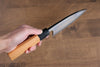 Sakai Takayuki Hakugin INOX Mirrored Finish Deba 150mm with Yew Handle - Seisuke Knife - Slide 7