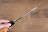 Sakai Takayuki Hakugin INOX Mirrored Finish Deba 150mm with Yew Handle - Seisuke Knife - Slide 9