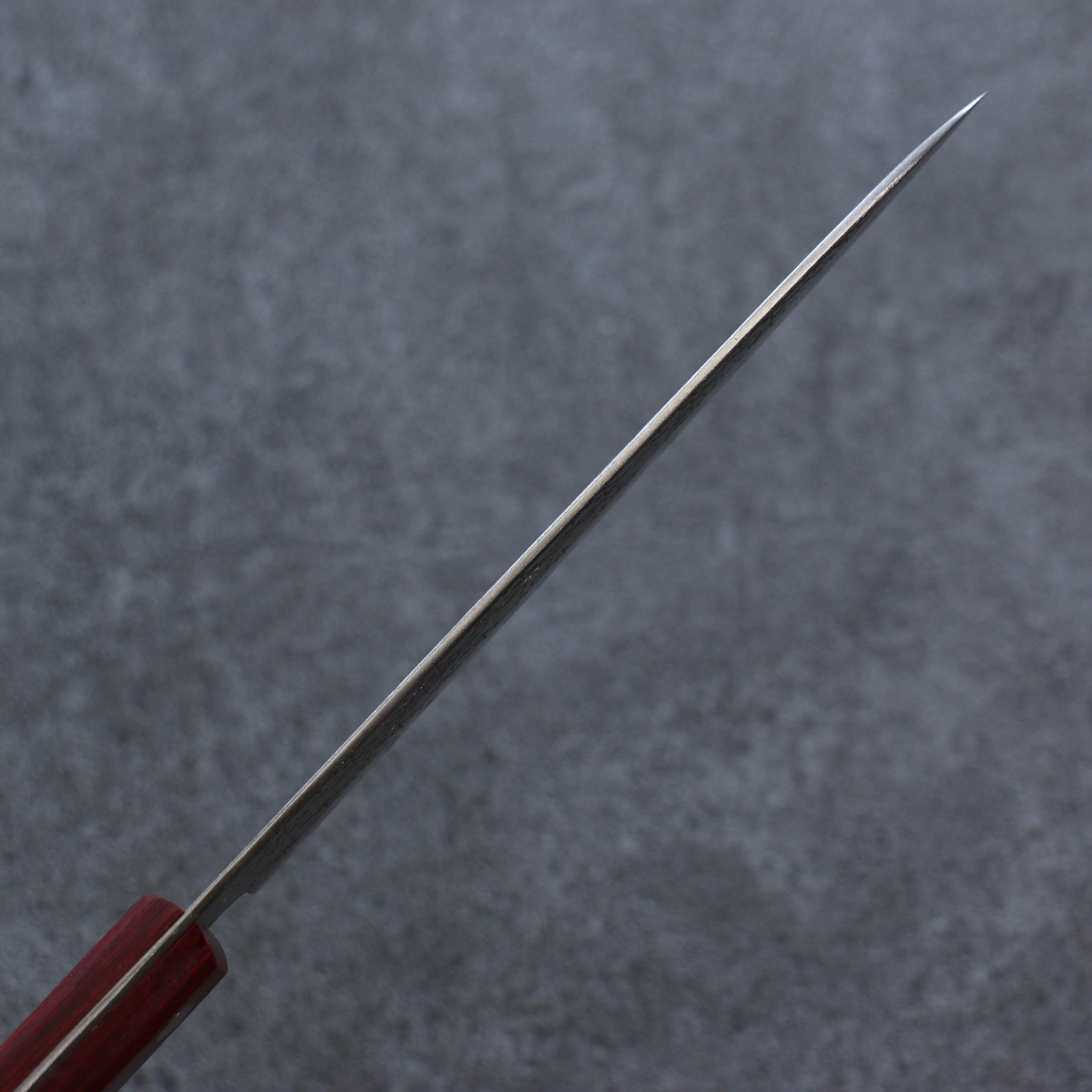 Seisuke Blue Super Hammered Petty-Utility 150mm Red Pakkawood Handle - Seisuke Knife