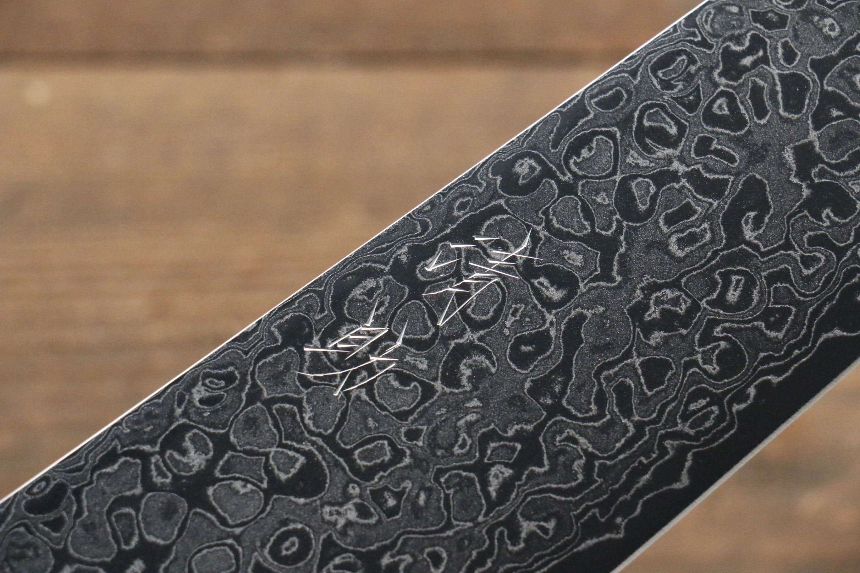 Seisuke AUS10 Damascus Gyuto 240mm Shitan Handle - Seisuke Knife