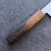 Seisuke VG10 Damascus Santoku 180mm Burnt Oak Handle - Seisuke Knife