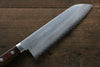 Kunihira VG1 Migaki Finished Santoku 170mm Mahogany Handle - Seisuke Knife - Slide 3