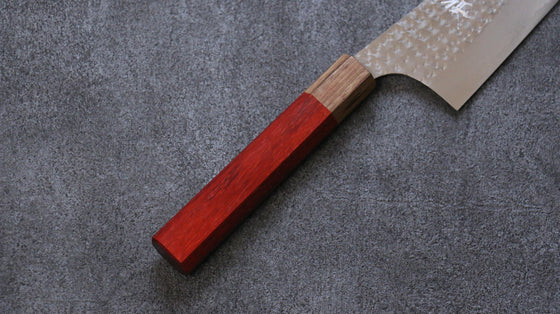 Yu Kurosaki Senko Ei SG2 Hammered Gyuto 240mm Padoauk Handle - Seisuke Knife