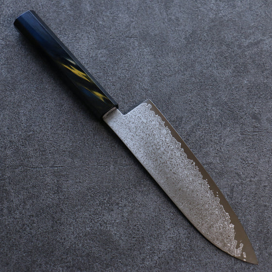 Seisuke VG10 Damascus Santoku 180mm Fuji Lacquered Handle - Seisuke Knife