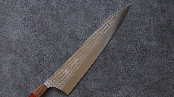 Yu Kurosaki Senko Ei SG2 Hammered Gyuto 270mm Padoauk Handle - Seisuke Knife