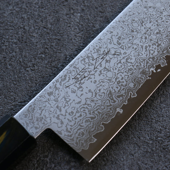 Seisuke VG10 Damascus Santoku 180mm Fuji Lacquered Handle - Seisuke Knife