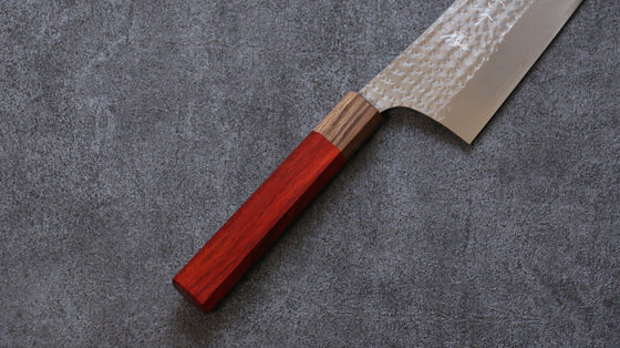 Yu Kurosaki Senko Ei SG2 Hammered Gyuto 270mm Padoauk Handle - Seisuke Knife