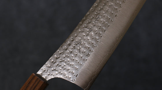 Yu Kurosaki Senko Ei SG2 Hammered Gyuto 270mm Padoauk Handle - Seisuke Knife