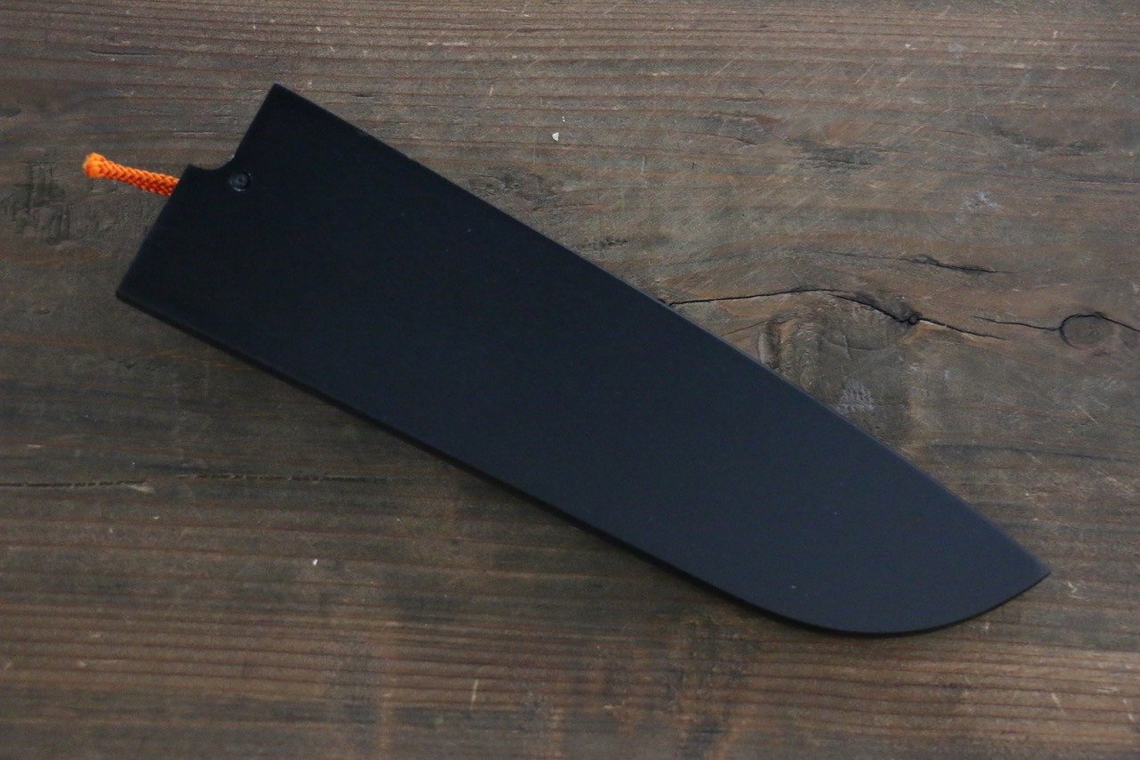 Black Saya Sheath for Santoku Knife with Plywood Pin 180mm - Seisuke Knife