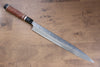 Yu Kurosaki Shizuku SG2 Hammered Yanagiba 300mm Chinese Quince with Double Water Buffalo Ring Handle - Seisuke Knife - Slide 1