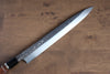 Yu Kurosaki Shizuku SG2 Hammered Yanagiba 300mm Chinese Quince with Double Water Buffalo Ring Handle - Seisuke Knife - Slide 3