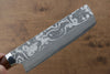 Takeshi Saji VG10 Black Damascus Nakiri 170mm Ironwood Handle - Seisuke Knife - Slide 4