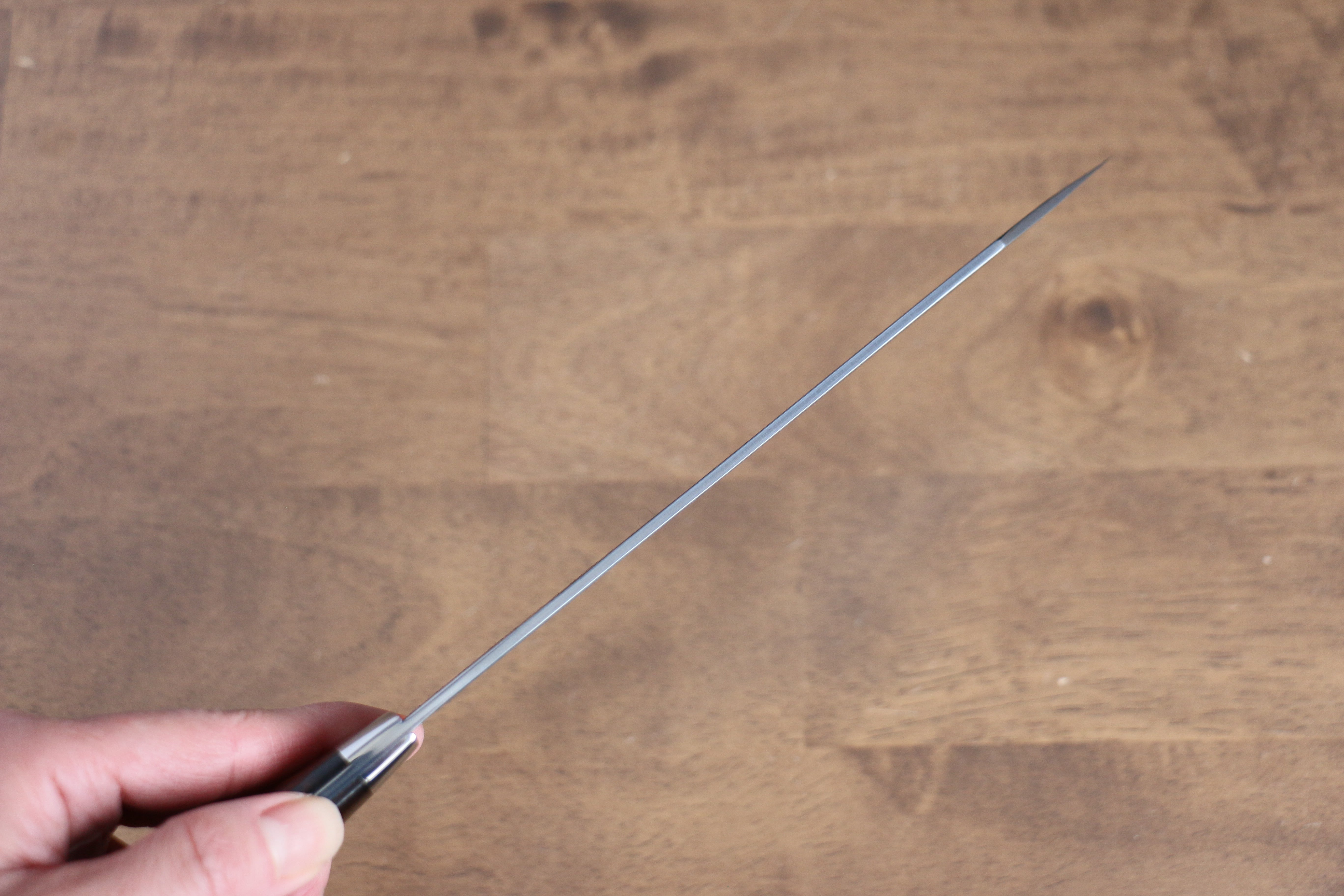 Takeshi Saji Blue Super Kurouchi Damascus Gyuto 180mm Ironwood(Nomura Style) Handle - Seisuke Knife
