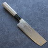 Misuzu AUS10 Damascus Migaki Finished Nakiri 165mm Magnolia Handle - Seisuke Knife