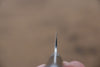 Takeshi Saji SRS13 Hammered Kiritsuke Petty-Utility 135mm Black Micarta Handle - Seisuke Knife - Slide 10