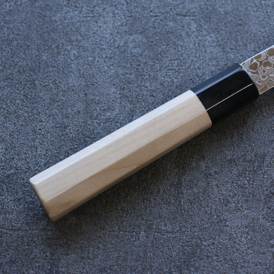 Misuzu AUS10 Damascus Migaki Finished Gyuto 240mm Magnolia Handle - Seisuke Knife