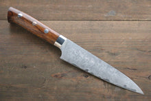  Takeshi Saji SG2 Diamond Finish Damascus Petty-Utility 135mm Ironwood Handle - Seisuke Knife