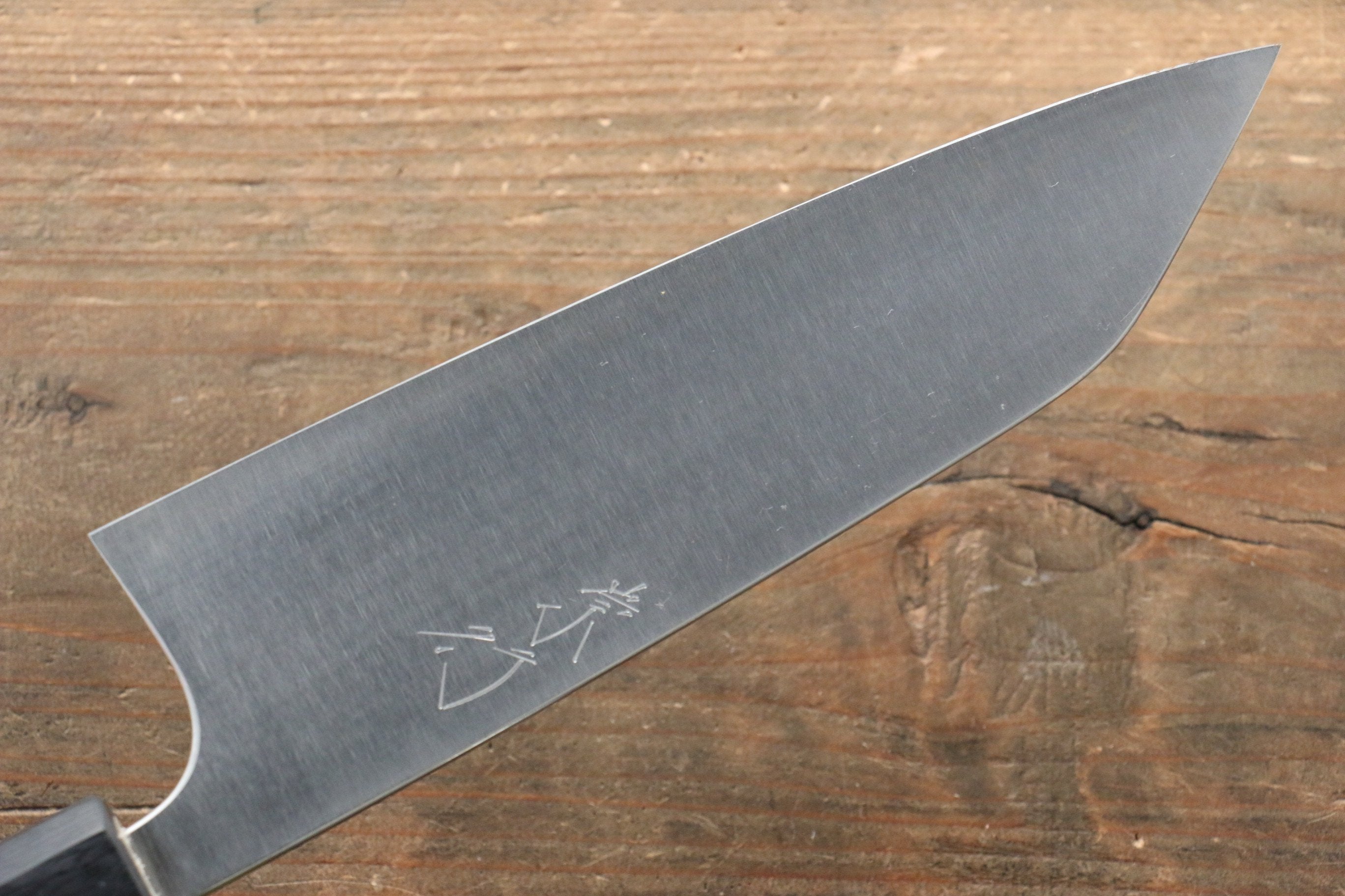 Shibata Takayuki Koutetsu Blue Super Santoku  165mm Jarrah Handle - Seisuke Knife