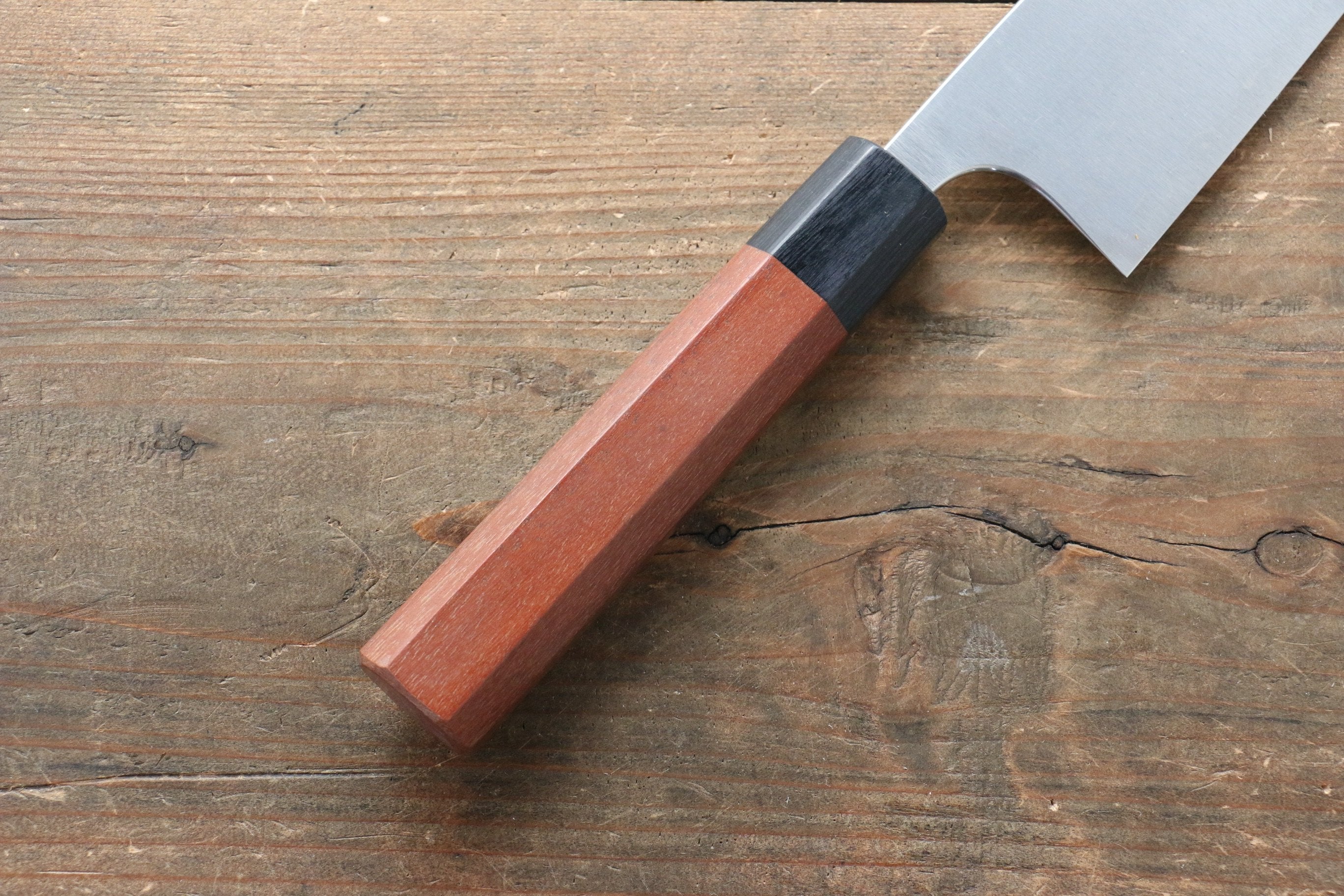 Shibata Takayuki Koutetsu Blue Super Santoku  165mm Jarrah Handle - Seisuke Knife