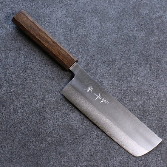 Yu Kurosaki New Gekko VG-XEOS Nakiri 165mm Oak Handle - Seisuke Knife