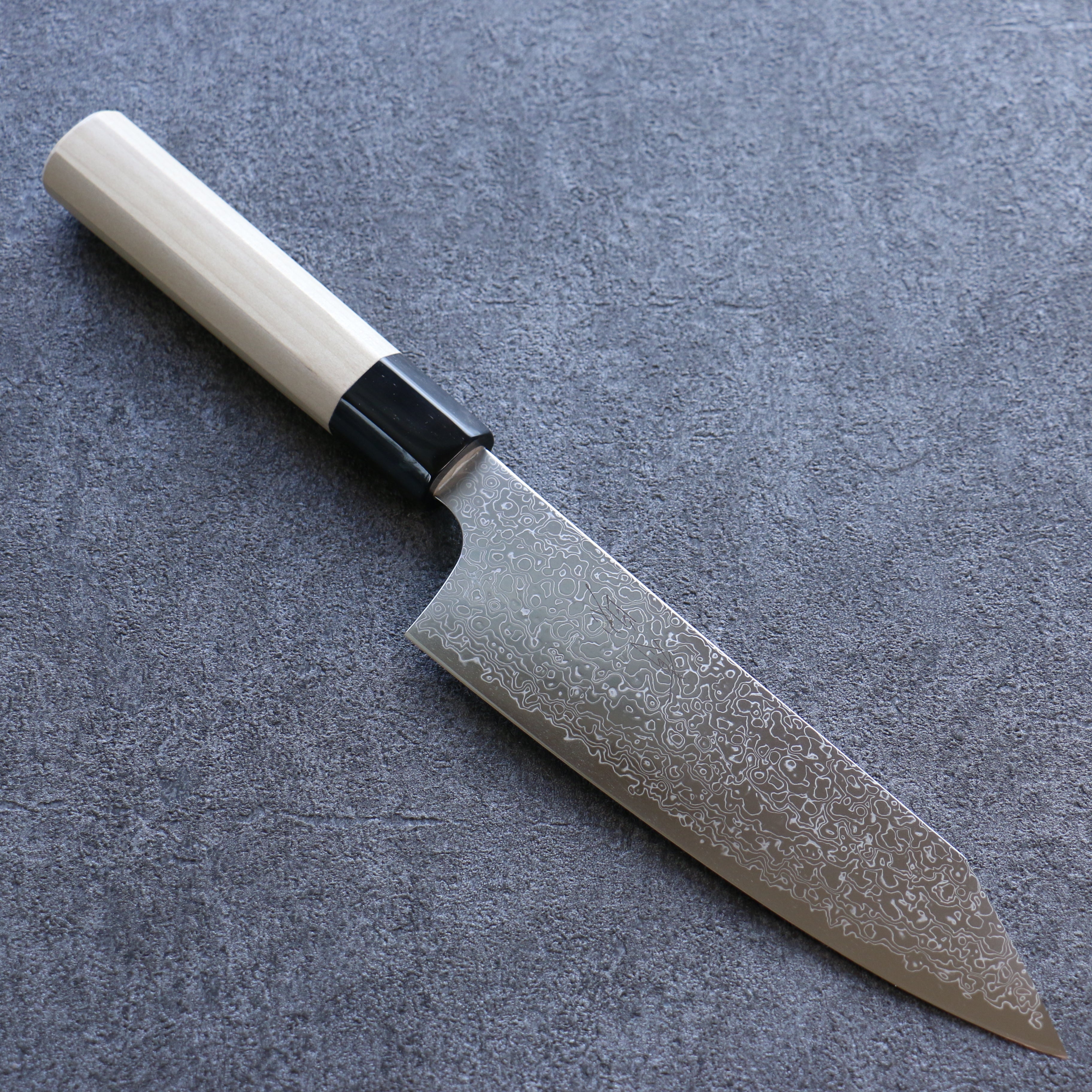 Seisuke SG2 Damascus Bunka 180mm Magnolia Handle - Seisuke Knife